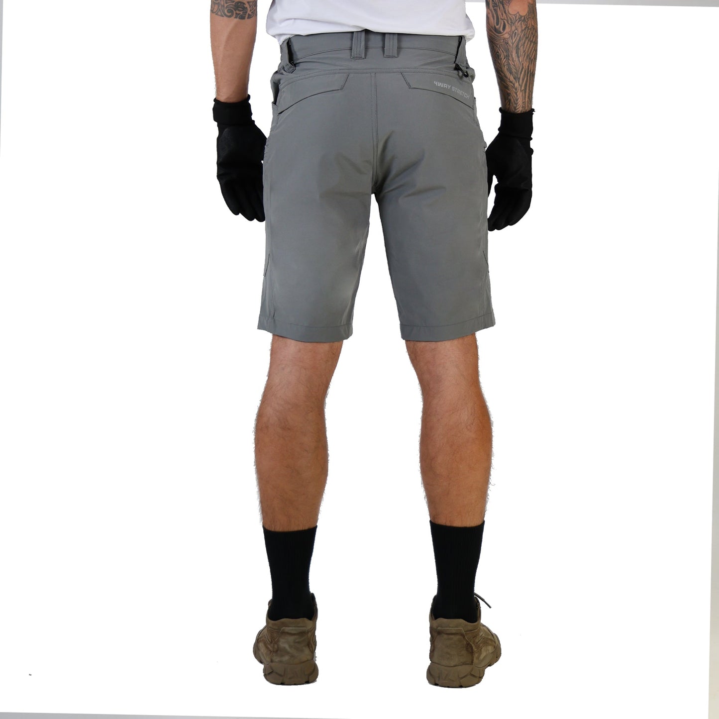 Ellobird Cargo Hiking Tactical Work Shorts for Men Casual Relaxed Fit 4 Way Stretch Water Repellent 6 Pockets Mens Short - Ellobird