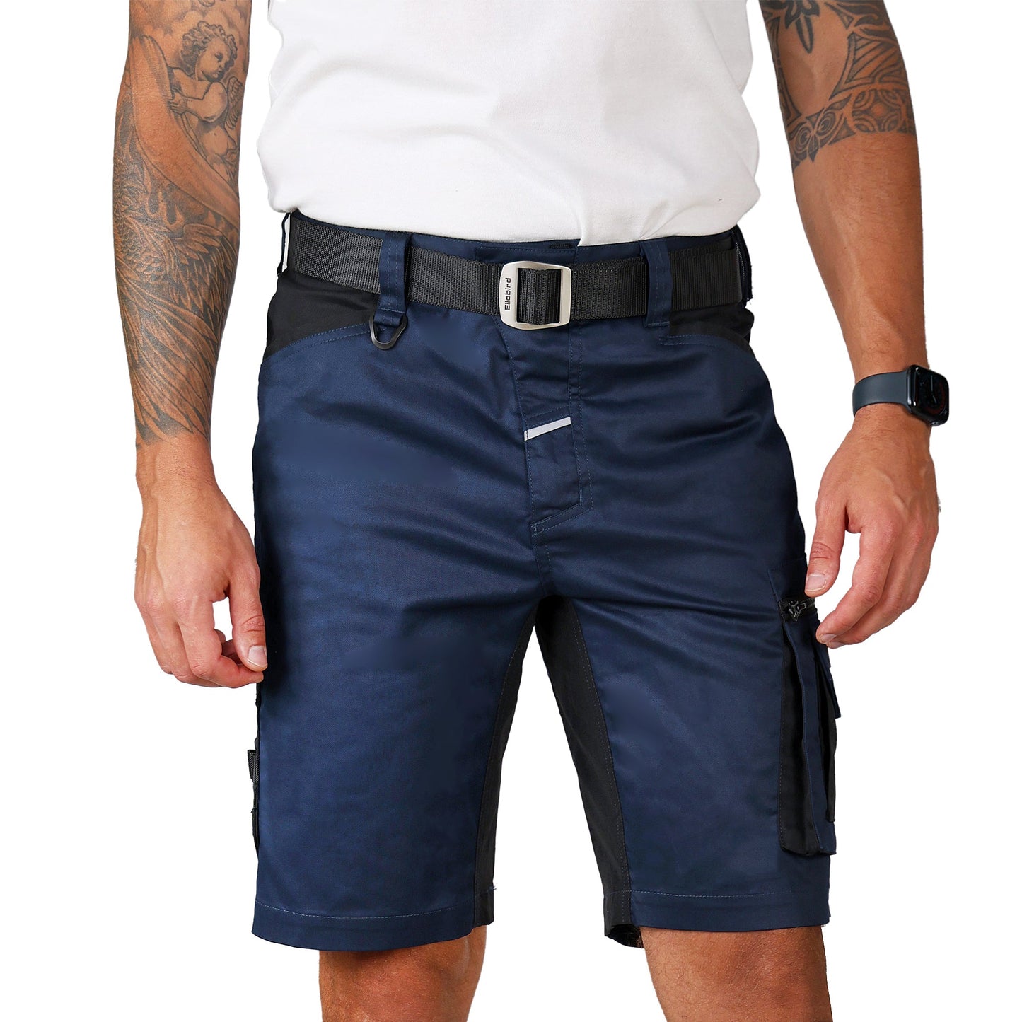 Ellobird Work Shorts for Men Construction Pants Mens Workwear Cordura Cargo Loose Fit Utility Carpenter Workwear Short - Ellobird