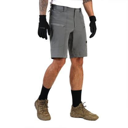 Ellobird Cargo Hiking Tactical Work Shorts for Men Casual Relaxed Fit 4 Way Stretch Water Repellent 6 Pockets Mens Short - Ellobird