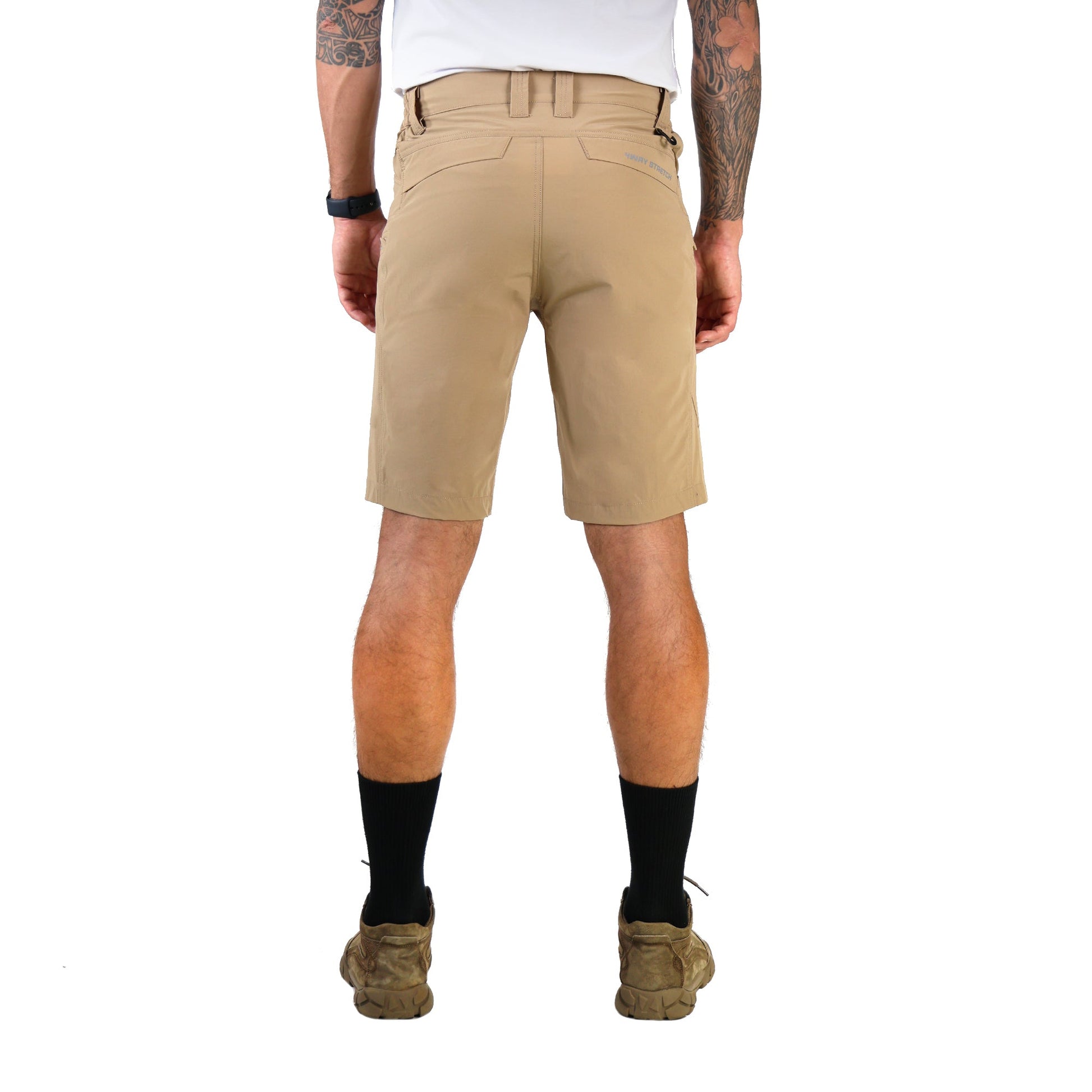 Ellobird Cargo Hiking Tactical Work Shorts for Men Casual Relaxed Fit 4 Way Stretch Water Repellent 6 Pockets Mens Short - Ellobird