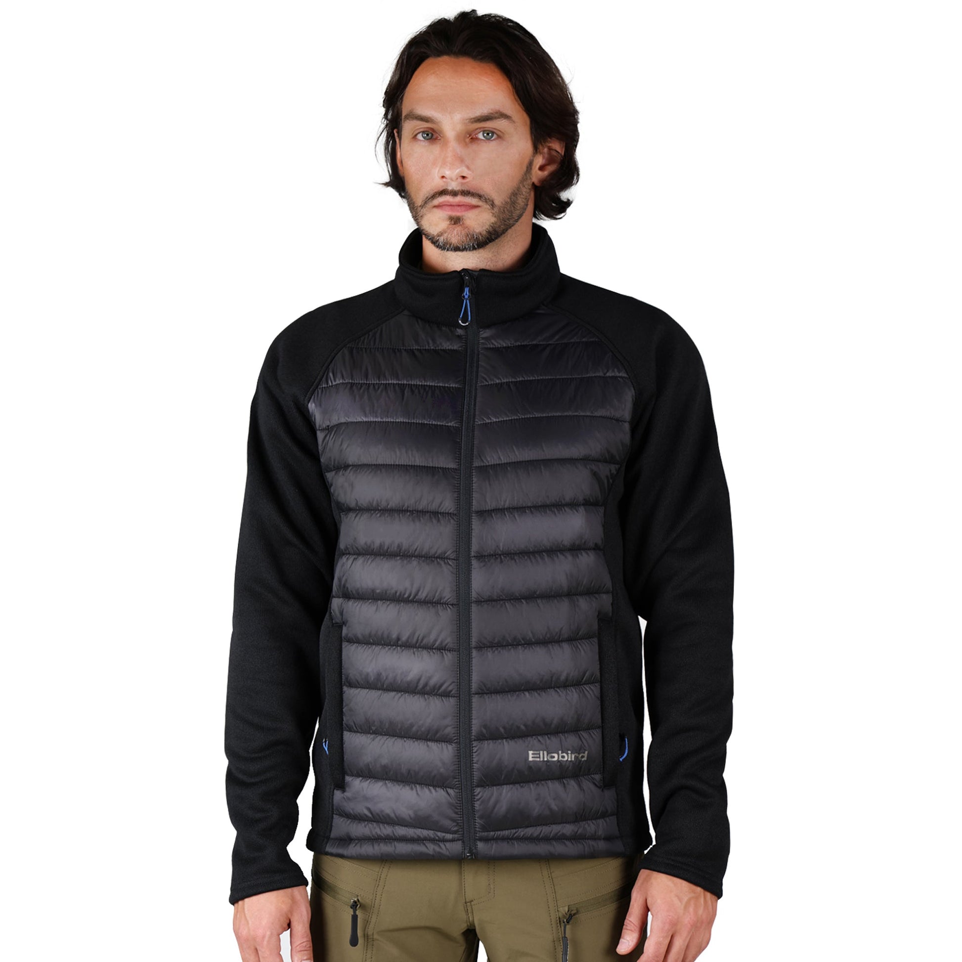 Ellobird puffer jacket men lightweight winter insulated travel active coats - Ellobird