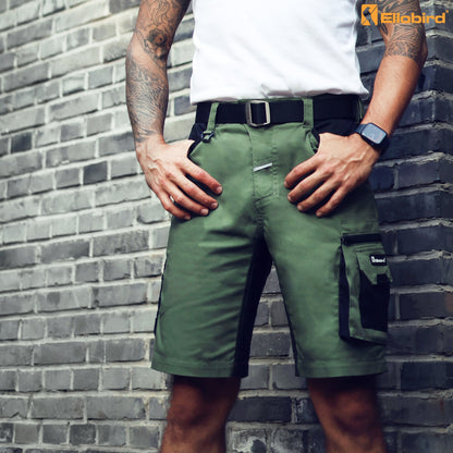 Ellobird Work Shorts for Men Construction Pants Mens Workwear Cordura Cargo Loose Fit Utility Carpenter Workwear Short - Ellobird