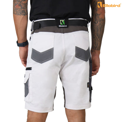 Ellobird Work Shorts for Men Construction Pants Mens Workwear Cordura Cargo Loose Fit Utility Carpenter Workwear Short - Ellobird