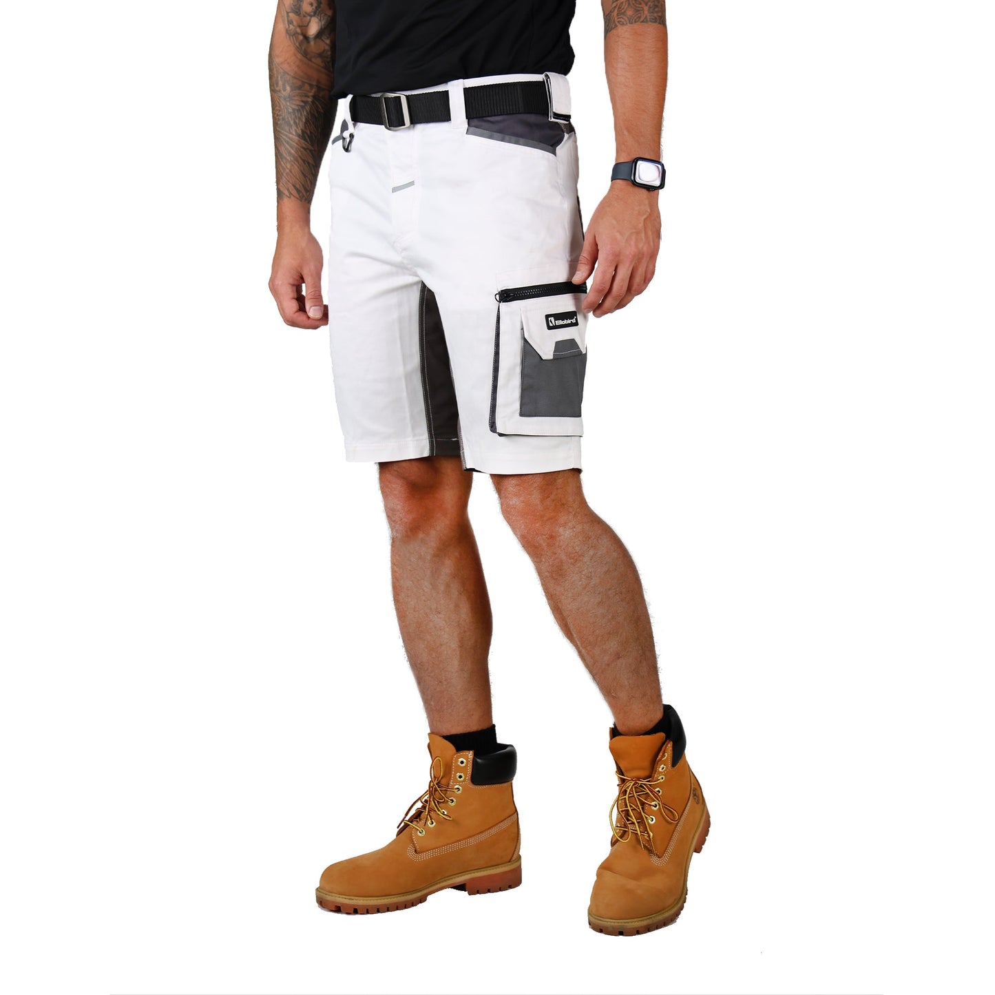 Ellobird Work Shorts for Men Construction Pants Mens Workwear Cordura Cargo Loose Fit Utility Carpenter Workwear Short - Ellobird